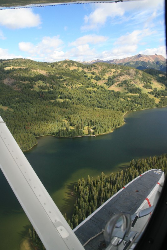 Shots frmo our float plane drop at Spruce Lake and the ride back to Tyax resort via Windy Pass.