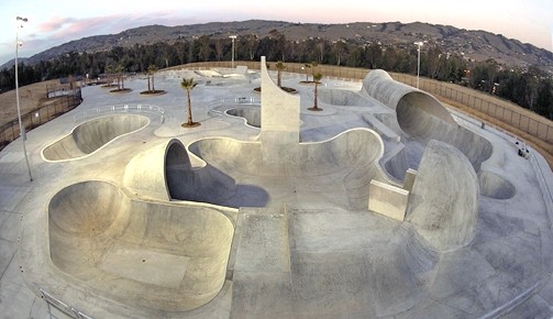 Amazing skate park