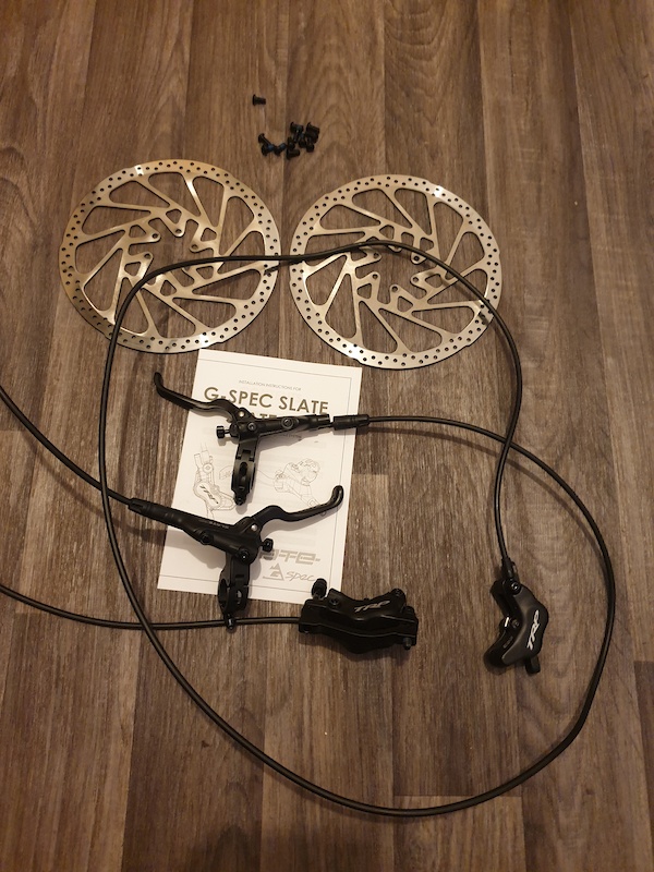 New take off brakes TRP Slate Evo 4 pot & rotors For Sale