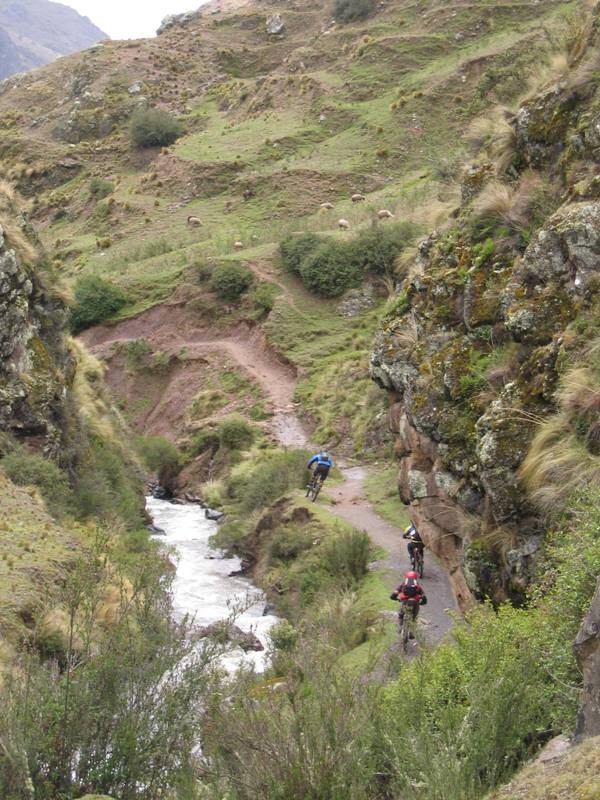 Amazing Inca trail that goes from Cusco to the Amazon Jungle.  Ride with the best, ride with www.inkasadventures.com