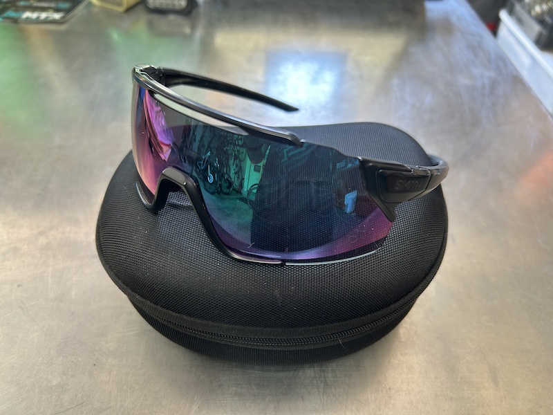 Smith Attack Mag MTB Chromapop Sunglasses Matte Black For Sale