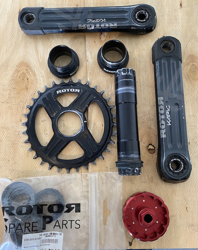 Rotor Kapic 165mm crankset For Sale
