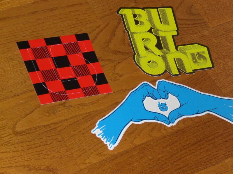 free burton stickers