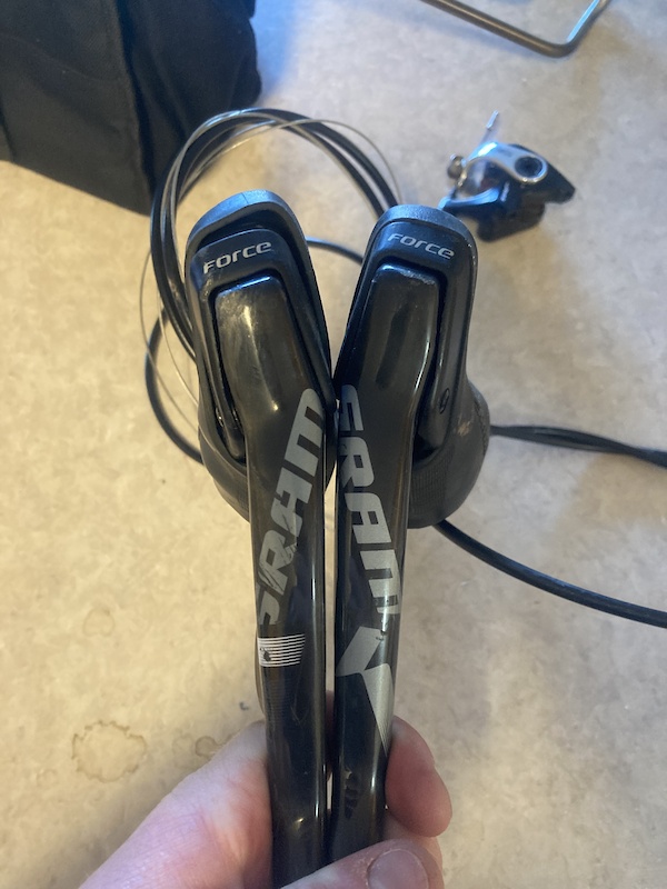 Sram force CX1 1x11 levers and TRP spyre calipers For Sale