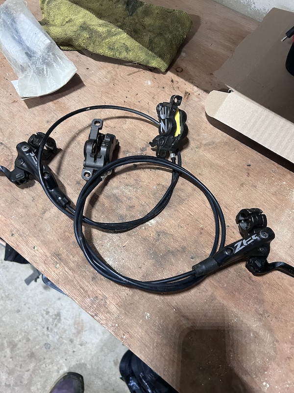 Shimano zee brake set For Sale