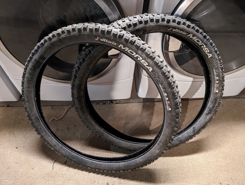 Vittoria Morsa Graphene G+ RTNT 27.5 X 2.5 DH Downhill Bike Tire Tubeless 1320g
