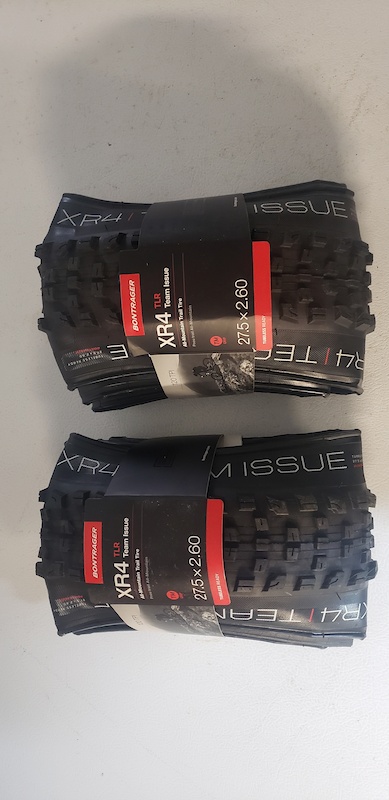 2023 2 Bontrager tires 27.5 XR4 TLR 2.6 For Sale