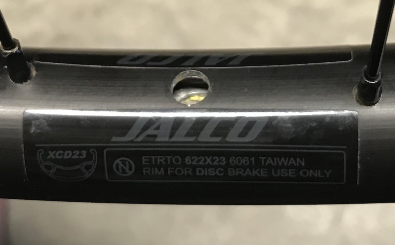 2023 Jalco XCD23 wheel set Shimano MT400/410 hubs For Sale