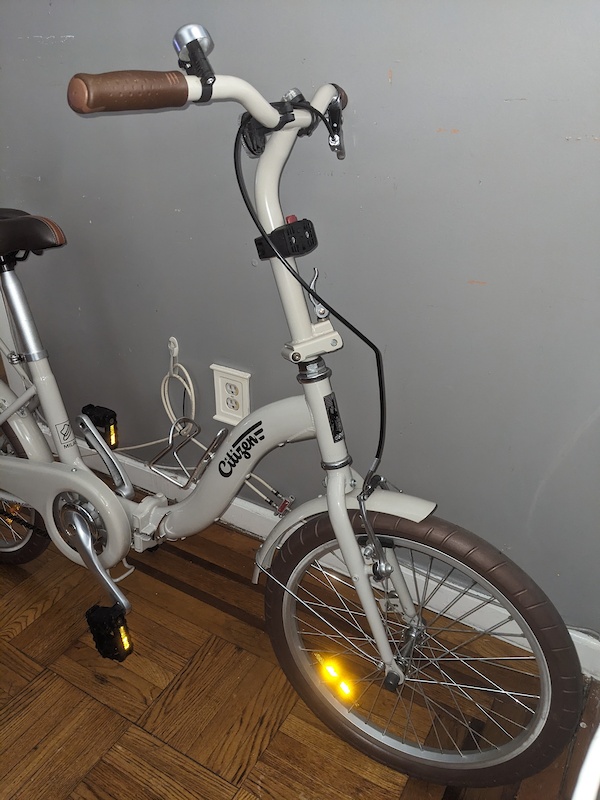 2021 MILAN Citizen Bike 20 1 speed Folding Bike w extras For Sale