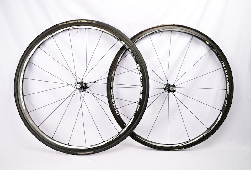 Shimano Dura-Ace C24 Tubular Wheelset WH-9000 Hubs For Sale