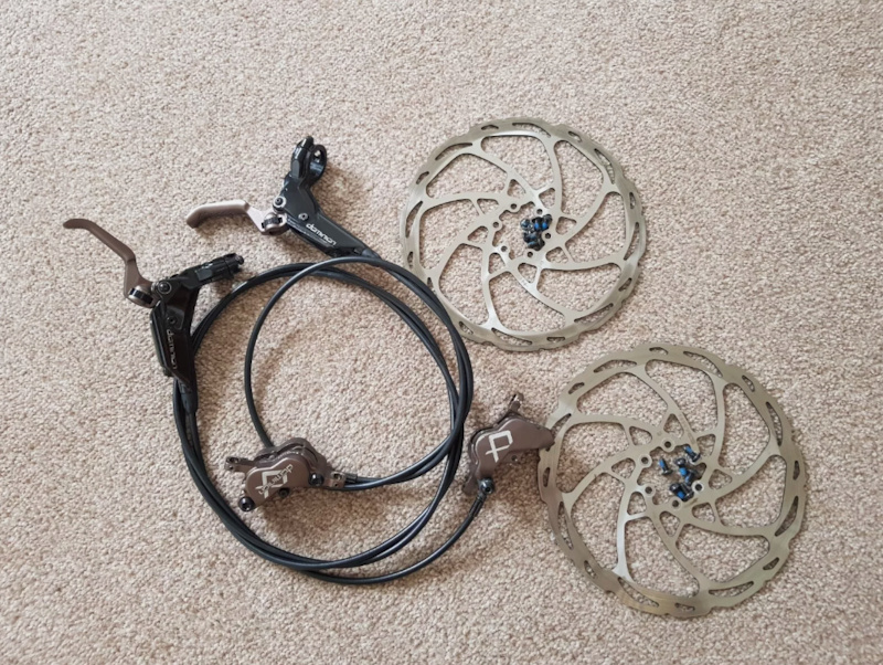 Hayes Dominion A4 Brakeset + Rotors For Sale