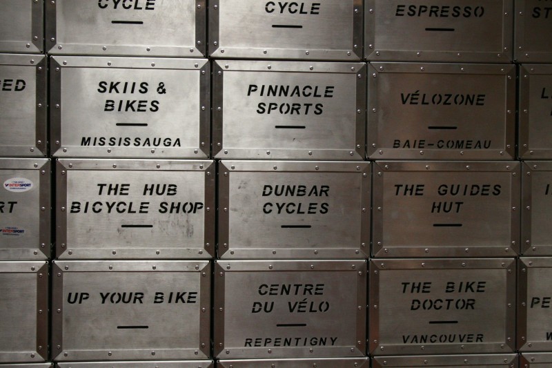 Devinci Factory Tour - boxes created for all the shops for a contest in 2007.