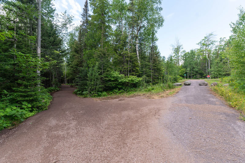 Hunters Point Trail Connector Mountain Biking Trail - Copper Harbor
