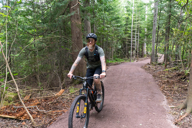 Hunters Point Trail Connector Mountain Biking Trail - Copper Harbor