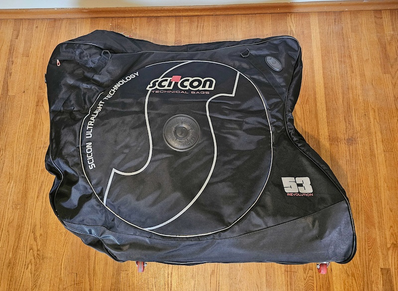 Scicon – Set Di Ruote E Viti Di Ricambio Per Borsa Aerocomfort (Rosse)