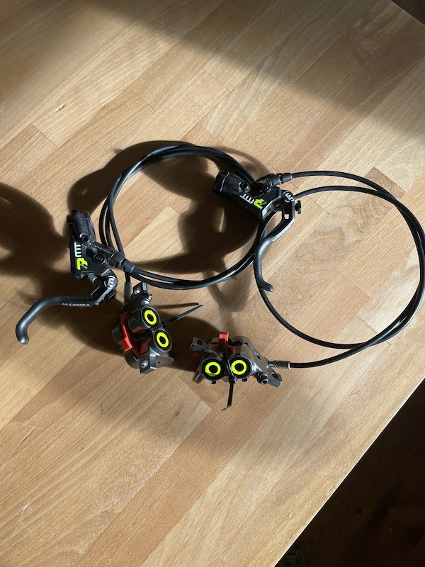 Set Di 4 Pastiglie Freno A Disco Per Magura MT7, Modello DiscoBrakes OBE-DM09F, Senza Rame