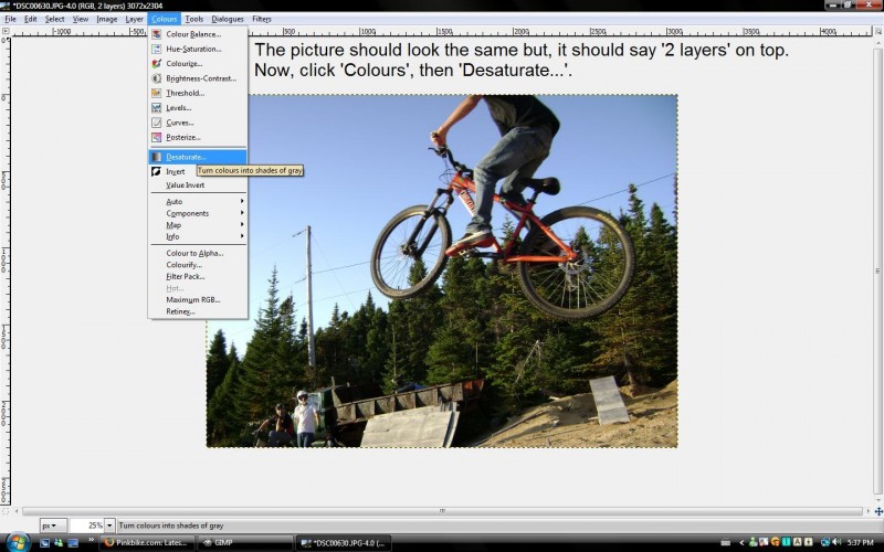 GIMP tutorial.