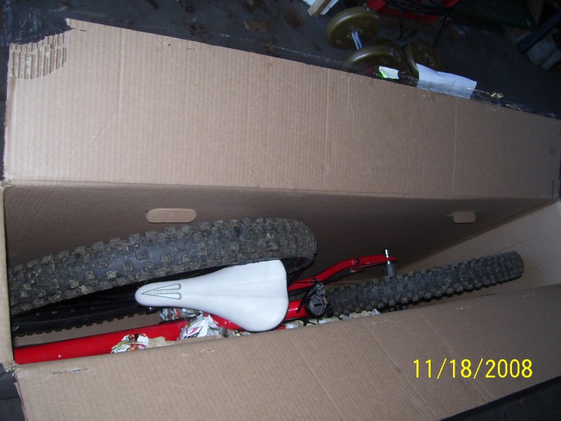 bike ready for shipping