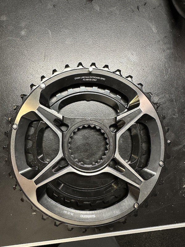 2023 Shimano XTR 9120 2x Front chainrings For Sale