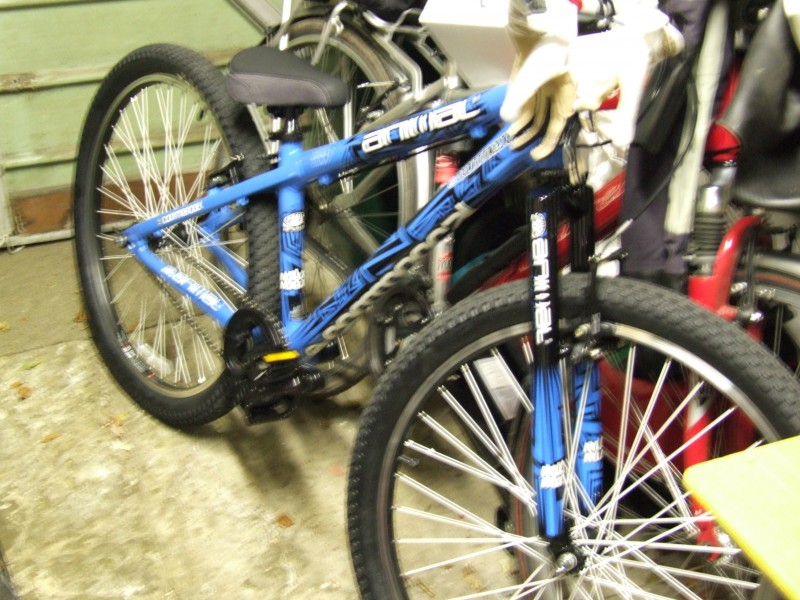 camera shaken pic of my old Commencal animal maxmax