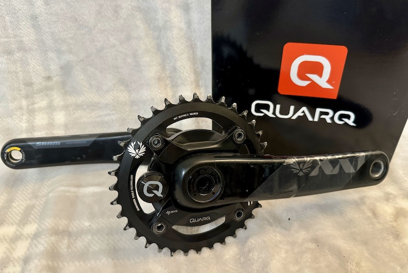 QUARQ Eagle カーボンクランク Quarq Power Meter SRAM XX1 Eagle DUB Carbon Crankset For Sale