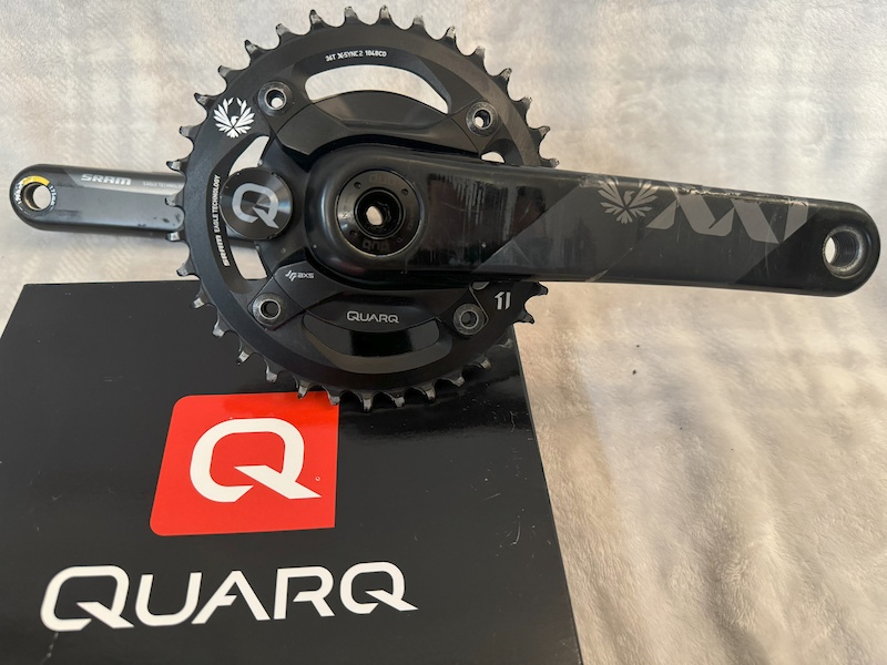 Quarq Power Meter SRAM XX1 Eagle DUB Carbon Crankset For Sale