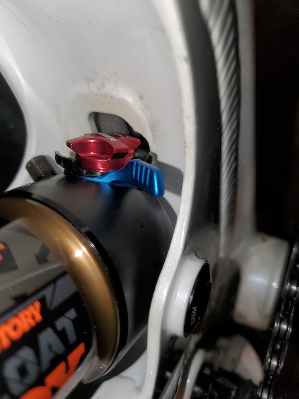 Frame clearance for shock controls
