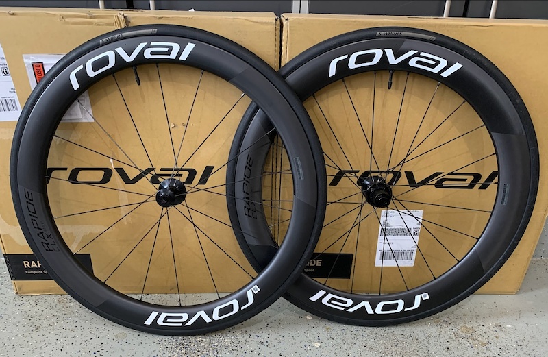 2024 Roval Rapide CLX II White Decal Wheelset LOW MILES For Sale