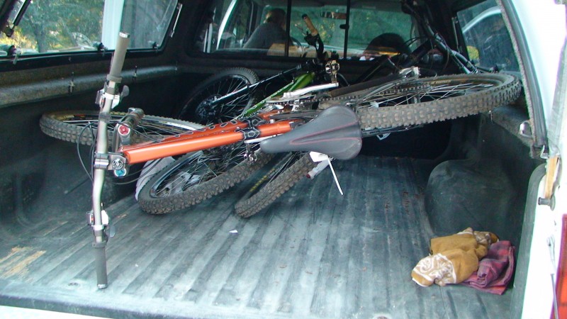 The proper way to pack your bikes.
