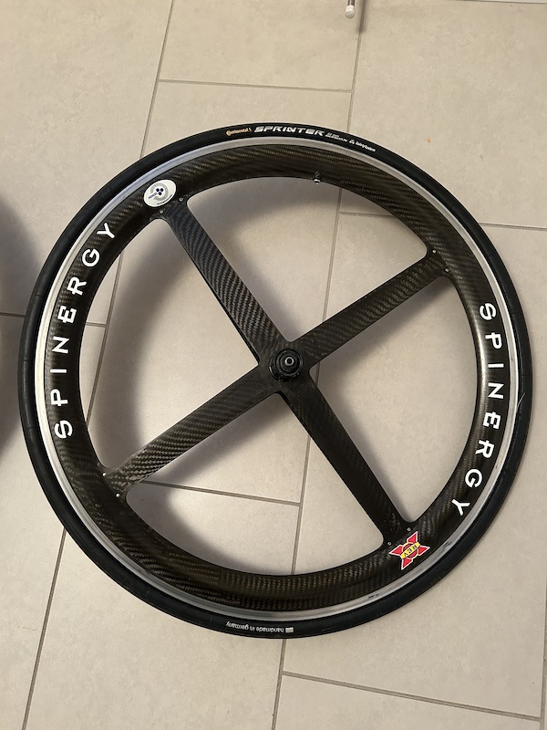 Spinergy Rev X 650c carbon wheels, tubular For Sale