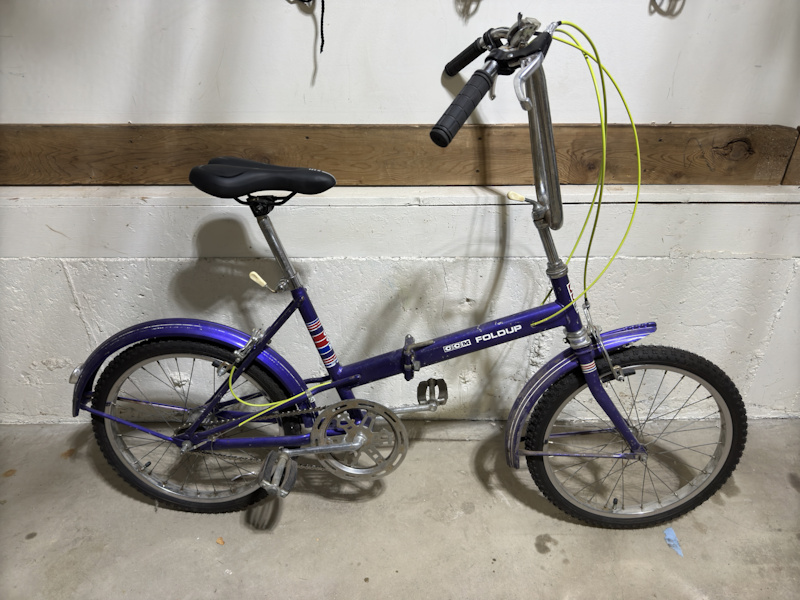 Vintage folding bicycle brands sale