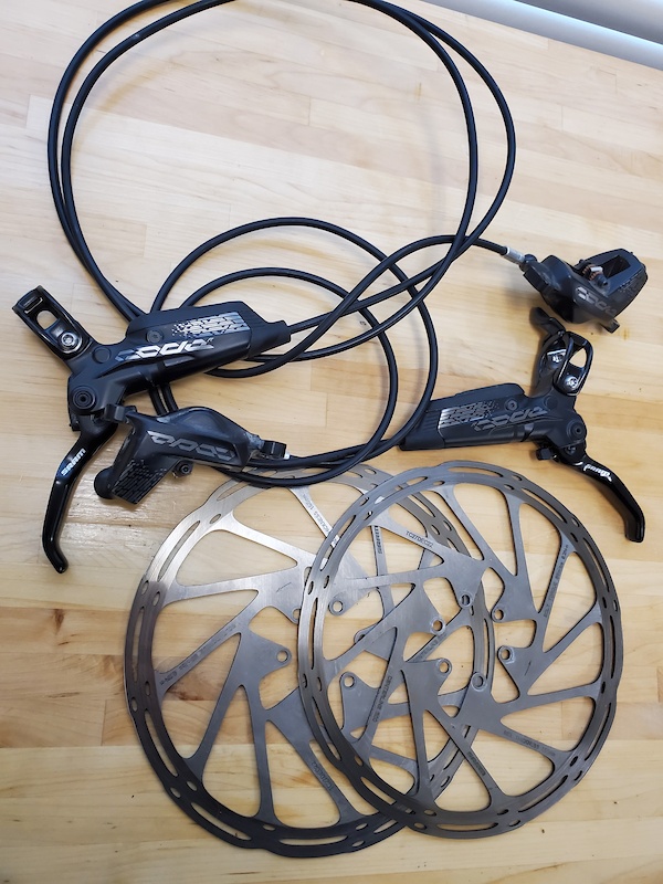 2024 Sram code R brake set w/200 mm Centerline rotors For Sale