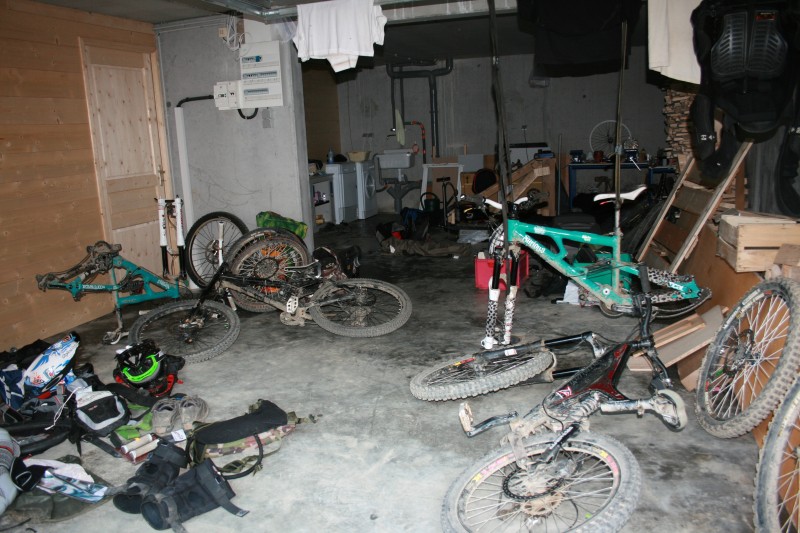 what my garage looks like during summer