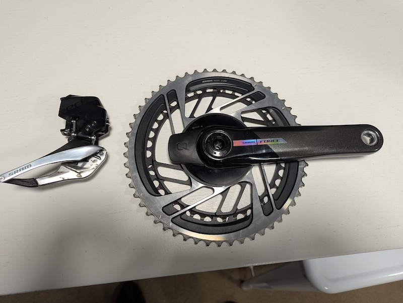 Sram Red Axs 54/41 PM Chainrings and FD For Sale