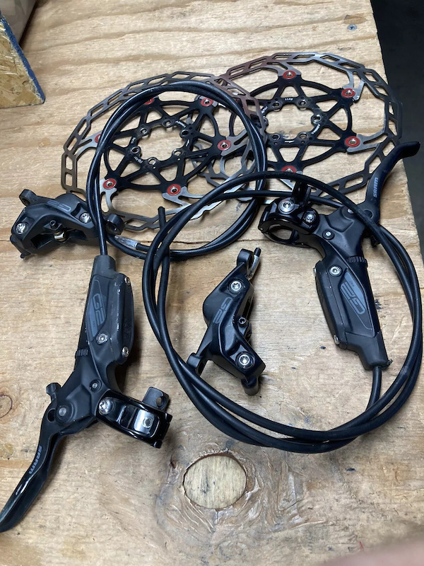 SRAM G2 RSC disc brakes set hydraulic calipers levers For Sale