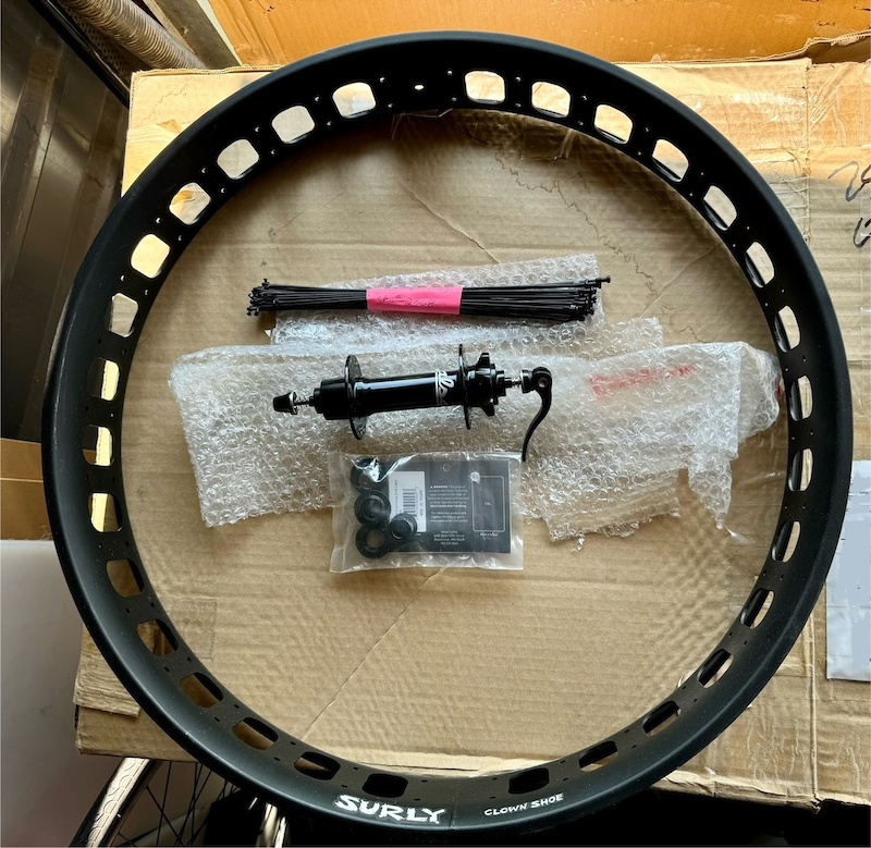 Surly Clownshoe Salsa Fat Conversion 150 Hub + Spokes For Sale