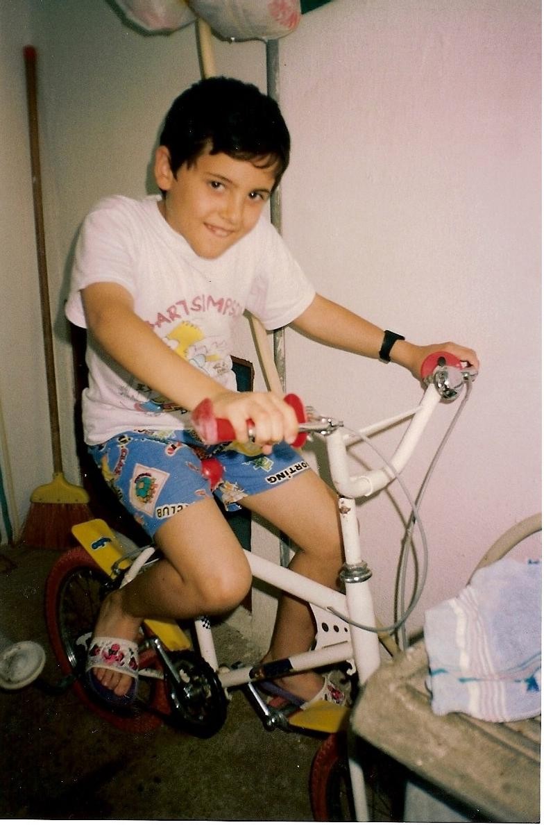 Me and my first bike. :D