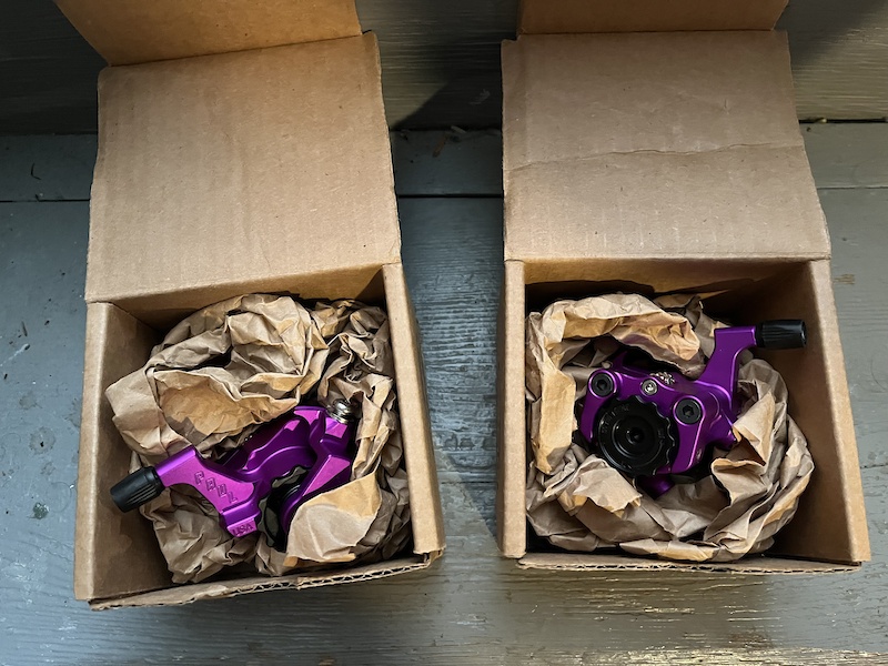 2024 Paul Klamper set, Short pull, flat mount (purple/blk) For Sale