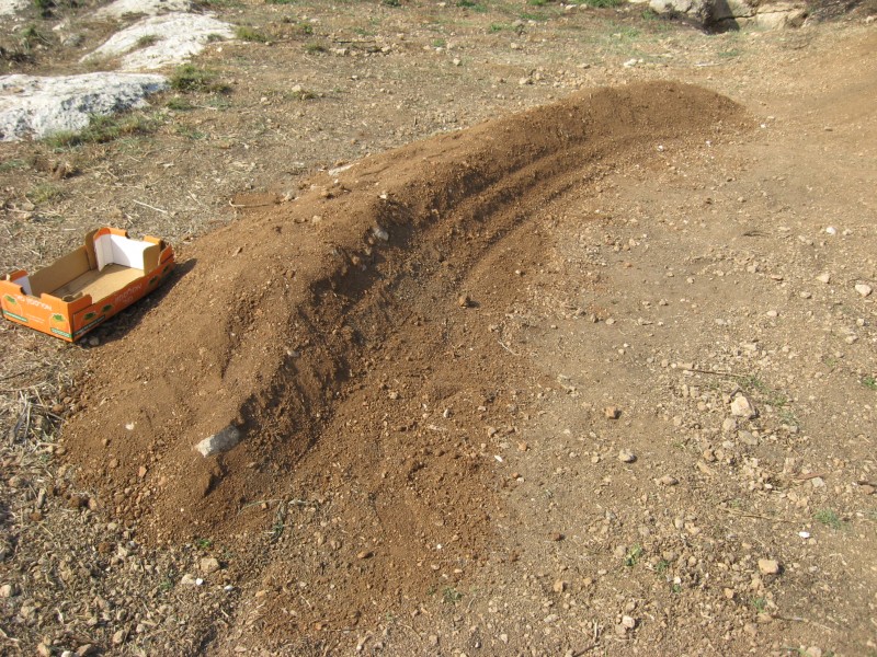 the berm after we took the 1st ride