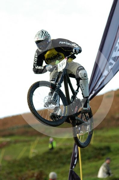 me racing at molefre over the ski jump at end strong winds look at flag lol