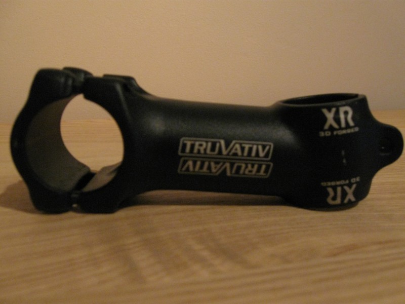 For sale, black Truvativ XR stem. this fits the oversized 31.8mm size bars. - £7 posted