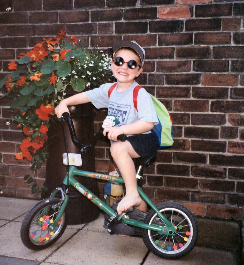 Started young on a hardtail.