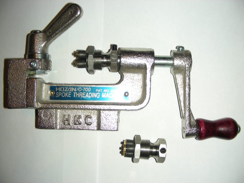 Hozan Bicycle Spoke Threader/Cutter (Build the best wheels) For Sale