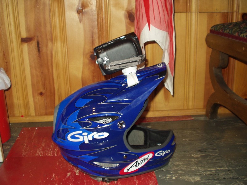 helmet cam finished side view