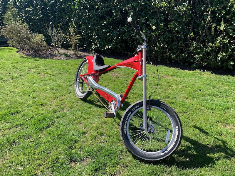Giant Stiletto Beach Cruiser Low Rider Red Chrome For Sale