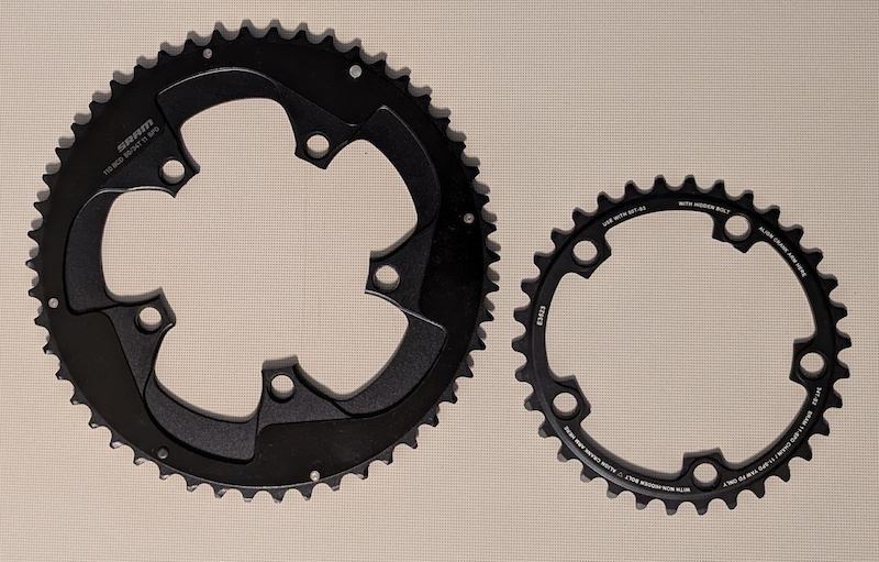 2025 SRAM Red Chainrings 50/34 110 BCD For Sale