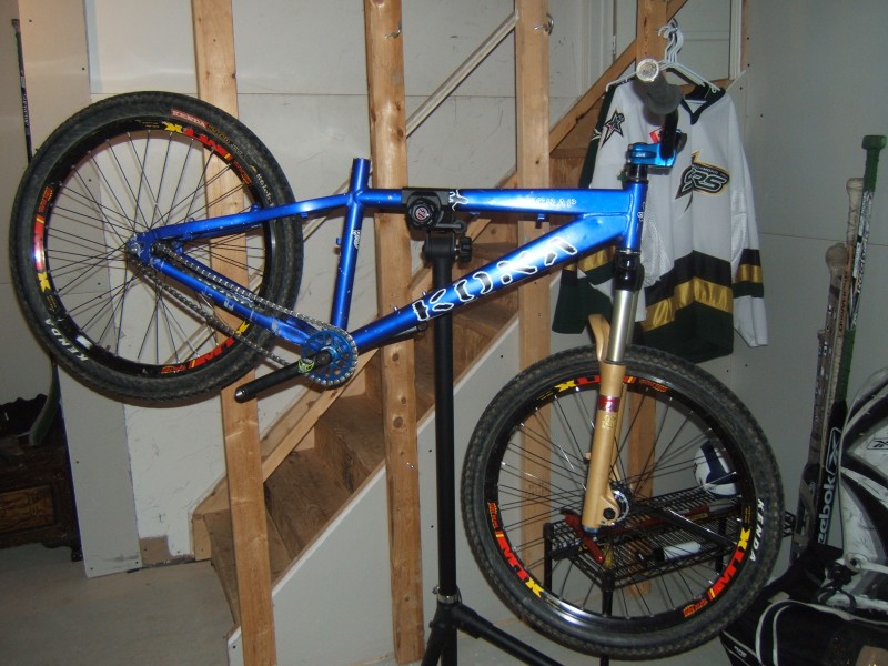 my bike with its somewhat new cranks and sproket