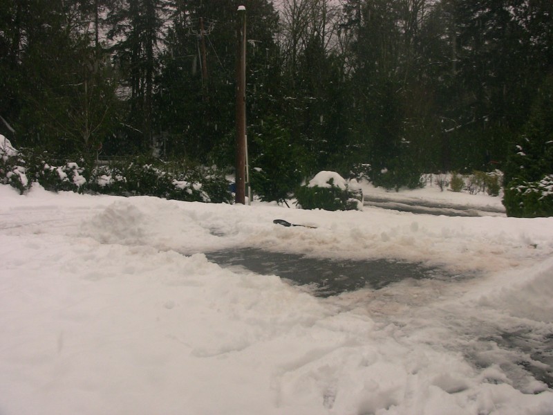 snow jumps i build on my driveway on my own. spine and quarter pipe