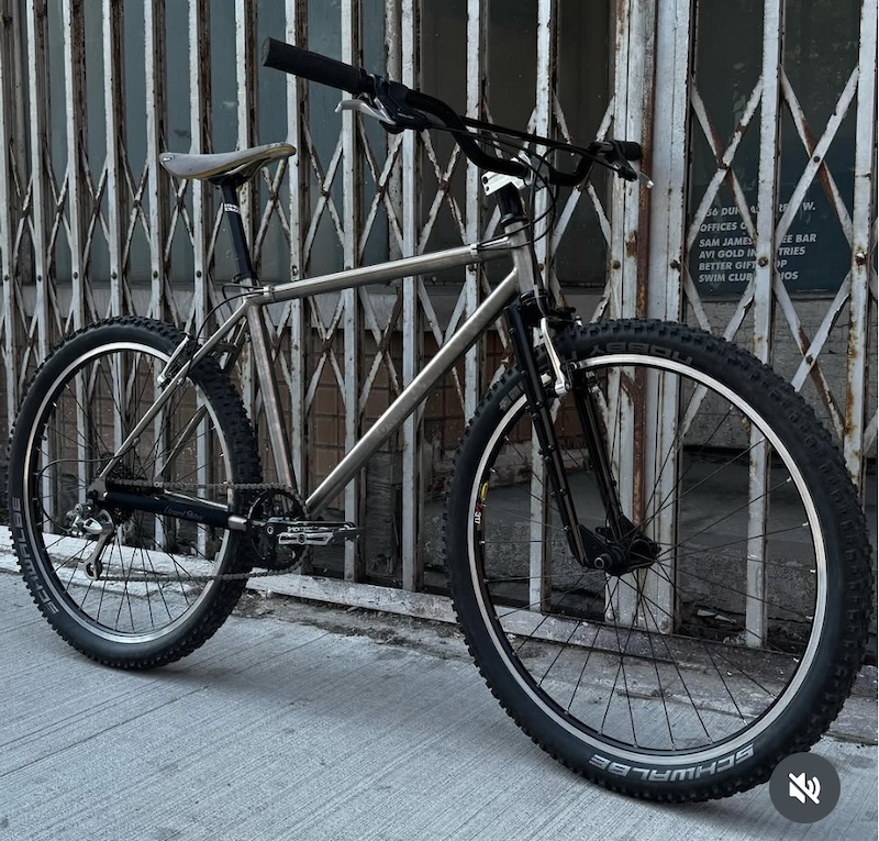 Vintage Bicycles Raleigh Titanium Mountain Bike Raleigh Technium