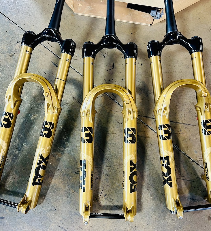 Rockshox Fox Cross Country Forks 2025 Fox 38 Factory Podium Gold